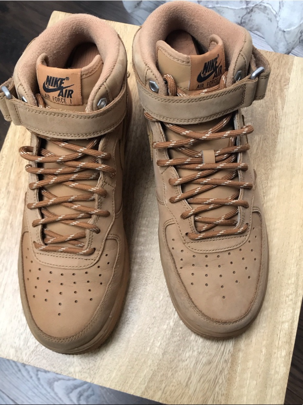 Nike Air Force 1 Mid Men’s Sneakers - Tan/Brown